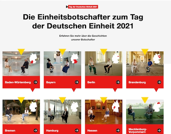 Deutschlandour: #EINHEITSBOTSCHAFTER 2021